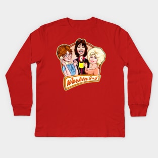 Workin' 9 to 5 Kids Long Sleeve T-Shirt